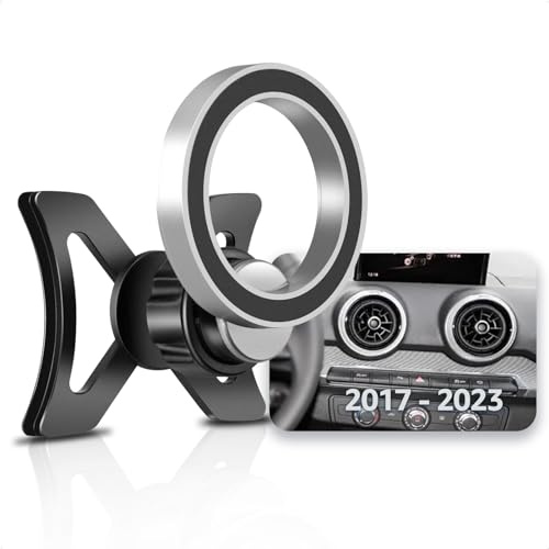 AYADA Magnet-Handyhalterung Kompatibel mit Q2 & MagSafe für iPhone 12-15 | SUV Zubehör Accessories, Einfach, Bedienen, Verstellbarer, Blickwinkel, Stabil, Phone Holder, Phone Mount