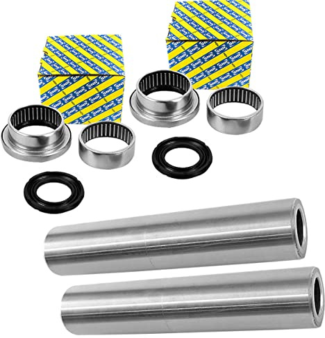 (Lot de 2) Kit Réparation de Train Arrière Essieux Gauche et Droit : Axes AVEC Roulements de marque SNR compatible pour 206 CC, 206 RC, 206 S16, 206 1.6L 16V - 513196 513266