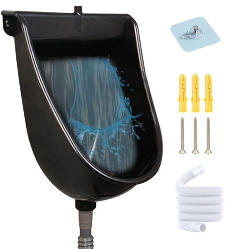 Urinale für Männer verschüttete wasserfreie Urinalwand-Garagen Urinal mit 59 '' Schlauch UV-resistentes Plastik Urinale Innen ＆ Outdoor-Toilette für Badezimmer, wasserlos