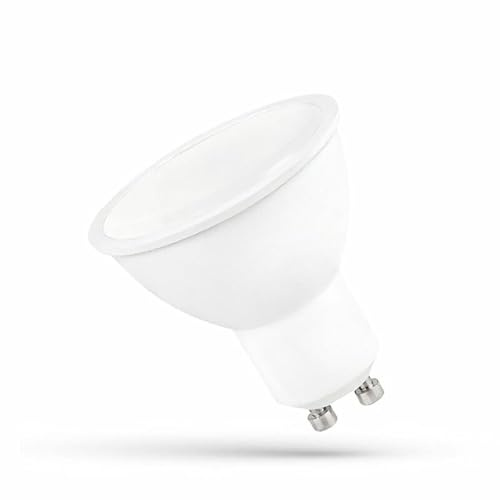 EGB Spectrum LED LED Strahler GU10 Leuchtmittel Warmweiss 9W Lampe SMD 110° Sparlampe Spot