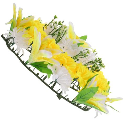 GETAJGHSD Funebre Artificiali Wreath Sacrifice Per Commemorazioni Decorazione Cimitero Realistico Attività e Cerimonie Funebri