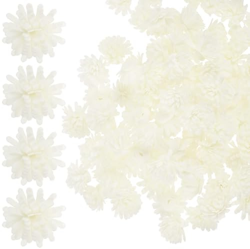 Uonlytech 100 Piezas Flores Aromáticas Artificiales de Crisantemo para Difusor Difusores para Escritorio y Baño Accesorios para Aromaterapia con Esencia y Aceites Esenciales Decoración