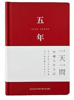 A5 tid inbunden anteckningsbok kreativ utskrift schema bok-röd