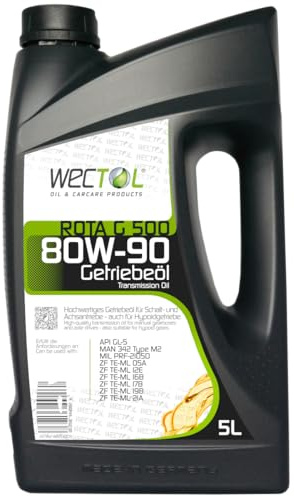 WECTOL Getriebeöl Rota G 500 80W-90 5L / API GL-5, MB 235.0, MAN 342 M1
