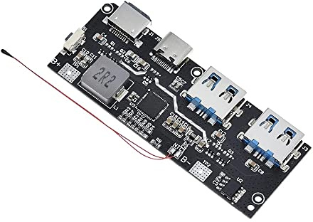 Dioche Circuit imprimé PowerBank à 5 Ports USB 22.5W, Double Module PowerBank à Recharge Rapide, Carte Mère à Monter Soi-même