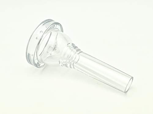 Kelly Mouthpieces Large Shank 51D Trombone Mouthpiece Crystal Clear