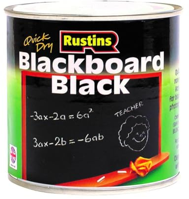 RUSTINS Blackboard Black Paint - 100ml