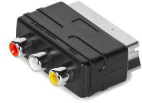 Energy Sistem Câble adaptateur péritel/AV (péritel, RCA, mâle/femelle, noir)