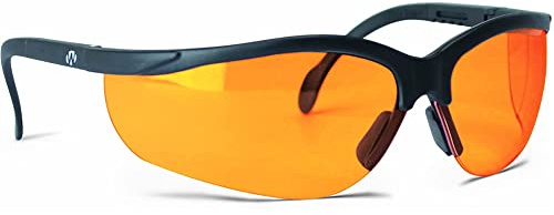 Walker's Sport High-Grade Polycarbonate Lenses Half Frame Soft Rubber Nose Piece Adjustable Safety Shooting Glasses