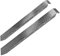 MONZANA® 2X Rampas de Carga de Acero Galvanizado Antideslizante hasta 400 kg Rampa de Acceso Entrada Motos Vehículos