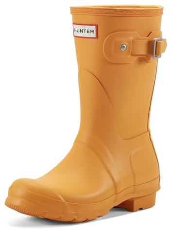 Hunter Original Short Wellington Boots, Botas de Lluvia para Mujer, Amarillo, 38 EU