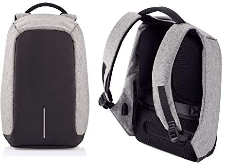 Theoutletablet® Zaino portatile con porta di carica esterna Usb / Zaino leggero anti-pioggia per scuole/affari/viaggi, ecc. colore grigio