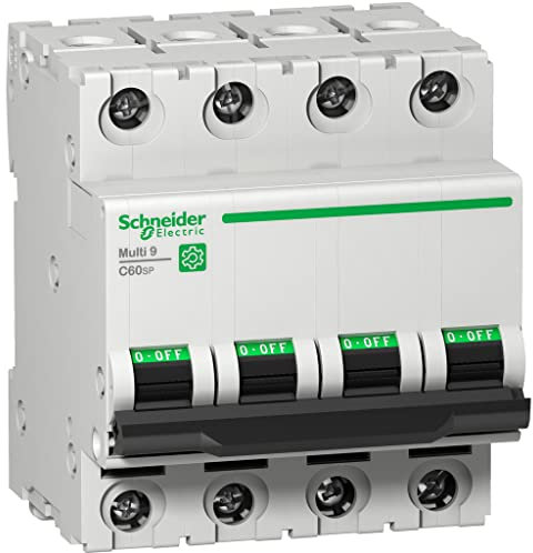 Schneider Electric Motorleistungsschalter Typ C, 4-polig 2A 277V Multi 9 DIN-Schienen-Montage