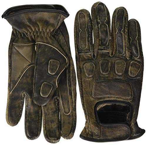 Bikers Gear Australia - Guanti da moto classici in pelle morbida