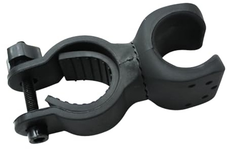 Einstellbare Fahrrad Halterung 360 Grad für Taschenlampen Schwarz