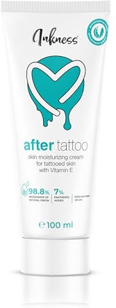 Inkness® After Tattoo (100ml) - Pflege für tätowierte Haut mit natürlichen Inhaltsstoffen, 100% vegan