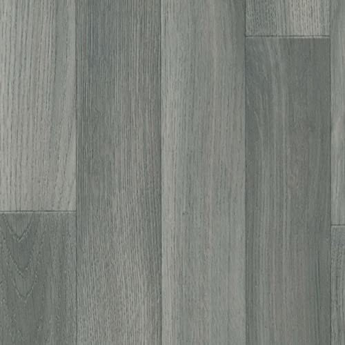 VINYL FLOORING UK Grey Wood Effect Non Slip Vinyl Flooring Roll Lino Home Office Kitchen Bedroom Bathroom Modern Design 2M 3M 4M wide Vinyl Flooring Roll