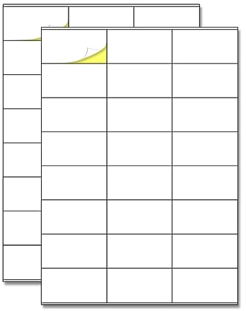 50 Blatt, 24 Stück pro Blatt - Etiketten Selbstklebend, Adressaufkleber Klebeetiketten zum Beschriften - A4 (70 x 36 mm)