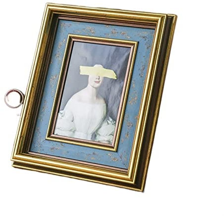 luckxuan Fotorahmen/Bilderrahmen Luxus Fotorahmen kreative Wanddekoration Gold Familienfoto Rahmen for Bildmalerei Rahmen Wohnkultur Leerrahmen (Size : 25.3X30.3CM)