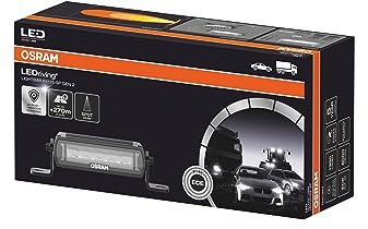 OSRAM LEDriving® Lightbar FX125-SP GEN 2, LED-extra strålkastare för helljus, spot, 6000K, 1300lm, ljusstråle upp till 270m, 12V/24V, ECE-godkännande