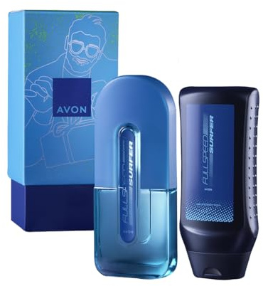 Avon Full Speed Two Piece Gift Set with Full Speed Surfer EDT 75ml and Hair & Body Wash 250ml in a Gift Box