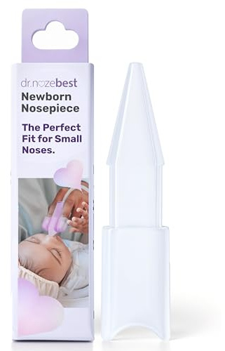 Dr. Noze Best Pieza nasal para recién nacido, seguro para bebés y niños pequeños, se combina con el aspirador nasal eléctrico NozeBot
