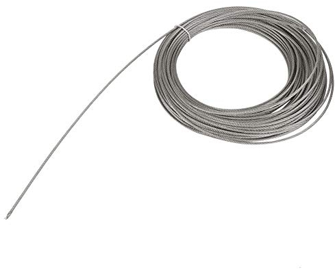 Huayue Edelstahlkabel,2 Mm X 10 M,Mit PVC-Beschtung,1Pc 20M 304 Edelstahl Kabel Draht Seil Harten Stahl Draht Füln Heben 2,5 Mm Kabel Draht Seil Eleksche Hilfs lien (Tbes7Bn49D2Xt-01)