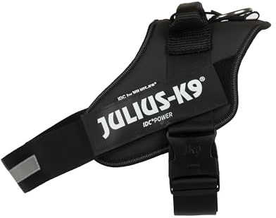IDC Powerharness, Size: 1/L, Black - Faux Leather
