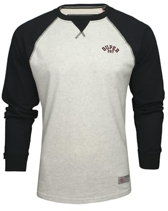 Superdry Herren Vintage Athletic Baseball Oberteil