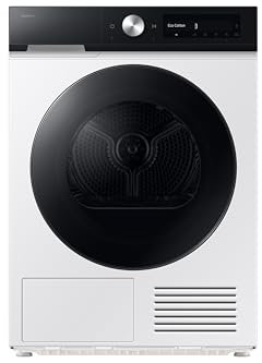 Samsung Asciugatrice Bespoke AI DV90DB7845GE/U3, 9 kg, Pompa di Calore, Wifi, QuickDrive, AI Dry, Sensore Optimal Dry, Display AI Control, Carica Frontale, 60L x 85H x 60P cm