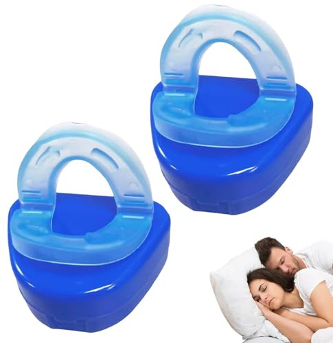 The Soothies Anti Snoring Mouthpiece New Mouthpiece The Quite Night Anti-snoring Device Mouth Guard for Women and Men Stop Snoring Mouthpiece (2PCS)