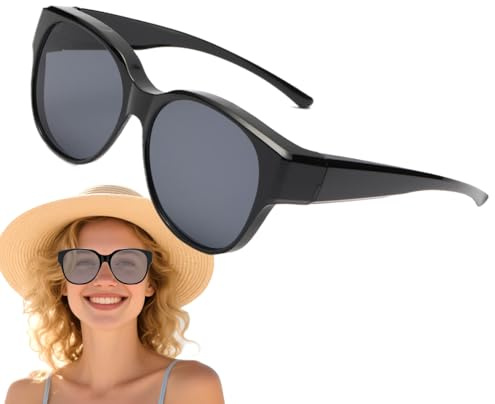 dewdat Polarisierte Sonnenbrille - UV-Schutz Sonnenbrillen mit Polarisationsfilter | UV400 Leichte Blendfreie Brille für Autofahren, Fahrradfahren, Golf und Sportaktivitäten