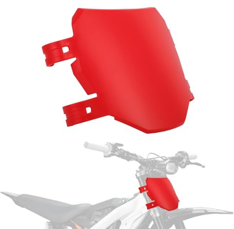 Motorrad Nummernschild,Kennzeichenhalter Motorrad Rot | Vorne Nummernschild Halterung für Surron Light Bee/Talaria Sting/X160 X260/Eride Pro S SS SR Ebike Minibikes