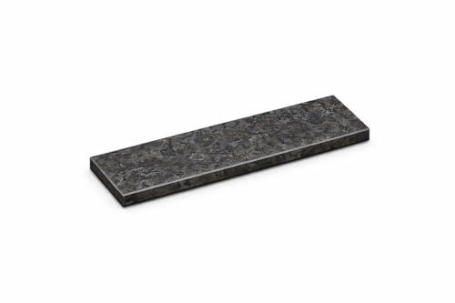 SLATEEX®️ Grillstein 38x13x1 cm – Speckstein Grillplatte für Gas- & Holzkohlegrill – BBQ Naturstein für Fleisch, Steak, Gemüse & Fisch – Direkt auf dem Rost – Perfekt für Grillabende mit Freunden
