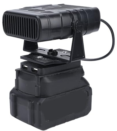 Dpofirs Tragbare Batteriebetriebene Heizung, 170 W Autoheizung, Schnell Aufheizender Abtau Defogger, Kleine Elektrische Thermostatheizungen, für PKW SUV LKWs