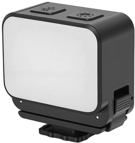 Tangxi LED-Videoleuchte, Passend für 6 Action-Kamera, 3 Farben, Wasserdicht, Magnetische Fotografie-Füllbeleuchtung, für Vlogging