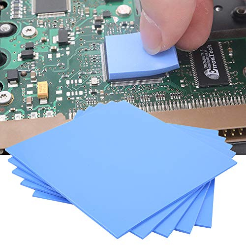 YDuupxe Almohadilla Conductora Térmica, Lámina de Conducción de Calor de Silicona para Fuente de Alimentación LED CPU GPU, con Buena Viscosidad de Aislamiento de Conductividad Térmica,
