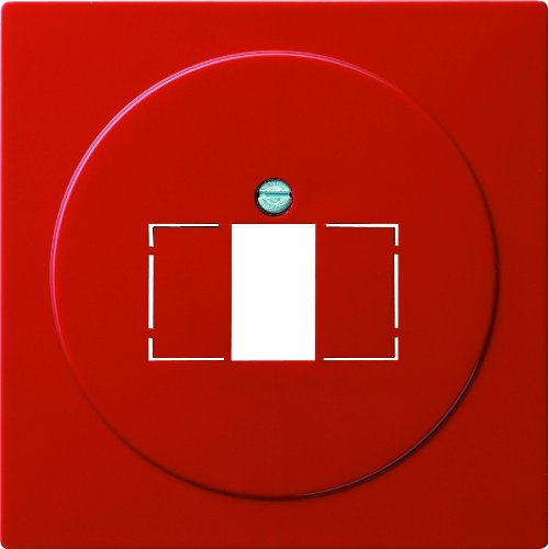 Gira 027643 Abdeckung TAE mit Stereo und USB S , rot