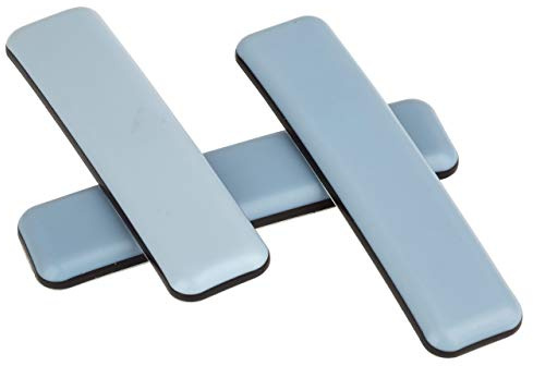 Teflon-Möbelgleiter │ 16 Stück │ rechteckig │ 72 x 19 mm, 5 mm stark │ selbstklebend │ Bodenschützer │ PTFE-Gleiter │ by FD-Workstuff