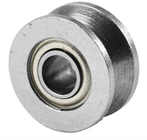 10 stücke V624ZZ V Nut Kugellager Kohlenstoffstahl Riemenscheibe Für Schienenstrang Linear Systeme 4 * 13 * 6mm
