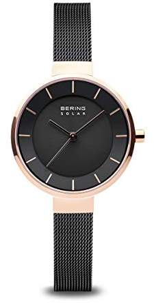 BERING Damen Uhr Solar Movement - Solar Collection mit Edelstahl und Saphirglas 14631-166