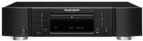 Marantz CD6007 HiFi CD Player, CD Player with CD and CD-R/RW Playback, USB, D/A Converter, Headphone Amplifier with HDAM-SA2, Gold-Plated Outputs, Black