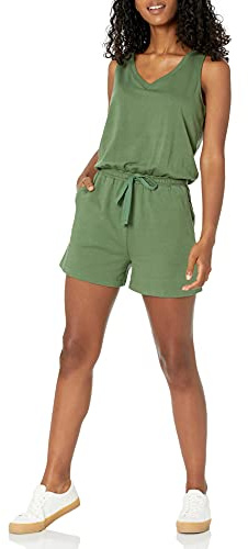 Amazon Essentials Women's Studio Terry Romper
