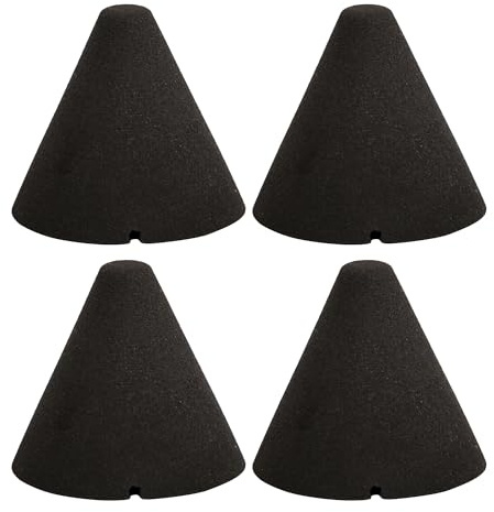 BQLZR Halterung Piezo-Triggerkegel für elektronische Trommel, 35 mm Höhe x 37 mm Durchmesser, 4 Stück