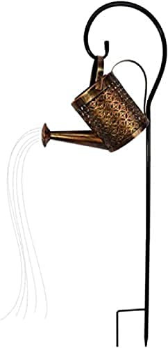 Luces LED solares para jardín, luces decorativas impermeables para exteriores, luces de cadena para regadera, luces de cadena para regadera de ducha, luces de cadena para regadera, luces sol
