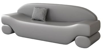 Bettbank Ottomane for Schlafzimmerende des Bettes, Eingangsbank, moderne Kunstlederbank, Schlafzimmerbänke for Fußende des Bettes, gepolsterte Bank Schlafzimmerbank ( Color : Grijs , Size : 150*50*60c