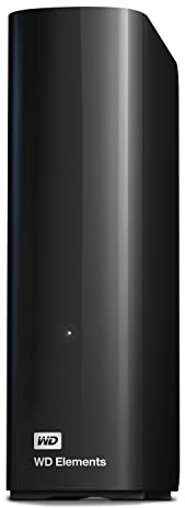 WD 24TB Elements External Desktop Hard Drive, USB 3.1 Gen 1, Fast transfer rates, Easy add on storage for all your pictures, videos, music and documents, Black