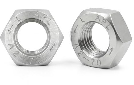 Dado esagonale a filettatura sinistra M5/M6/M8/M10/M12/M14/M16/M18/M20 DIN 934 in acciaio inox A2 (M16) x5