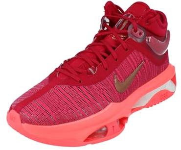 Nike Air Zoom G.T. Jump 2, Zapatos con Cordones Hombre, Mystic Hibiscus Mtlc Rojo Bronce Hot Punc, 43 EU