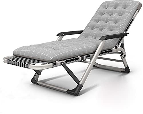 Verstellbarer Zero Gravity Loungesessel mit Kissen für Outdoor, Hof, Strand, Camping, Garten, Pool, Deck, zusammenklappbar, Liegestuhl